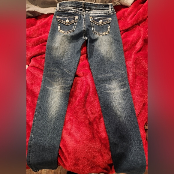 NWOT - ViVi Diva Distressed Skinny Jeans - Picture 6 of 8